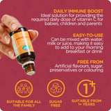 Colief Gotas de Vitamina C: mezclar con agua