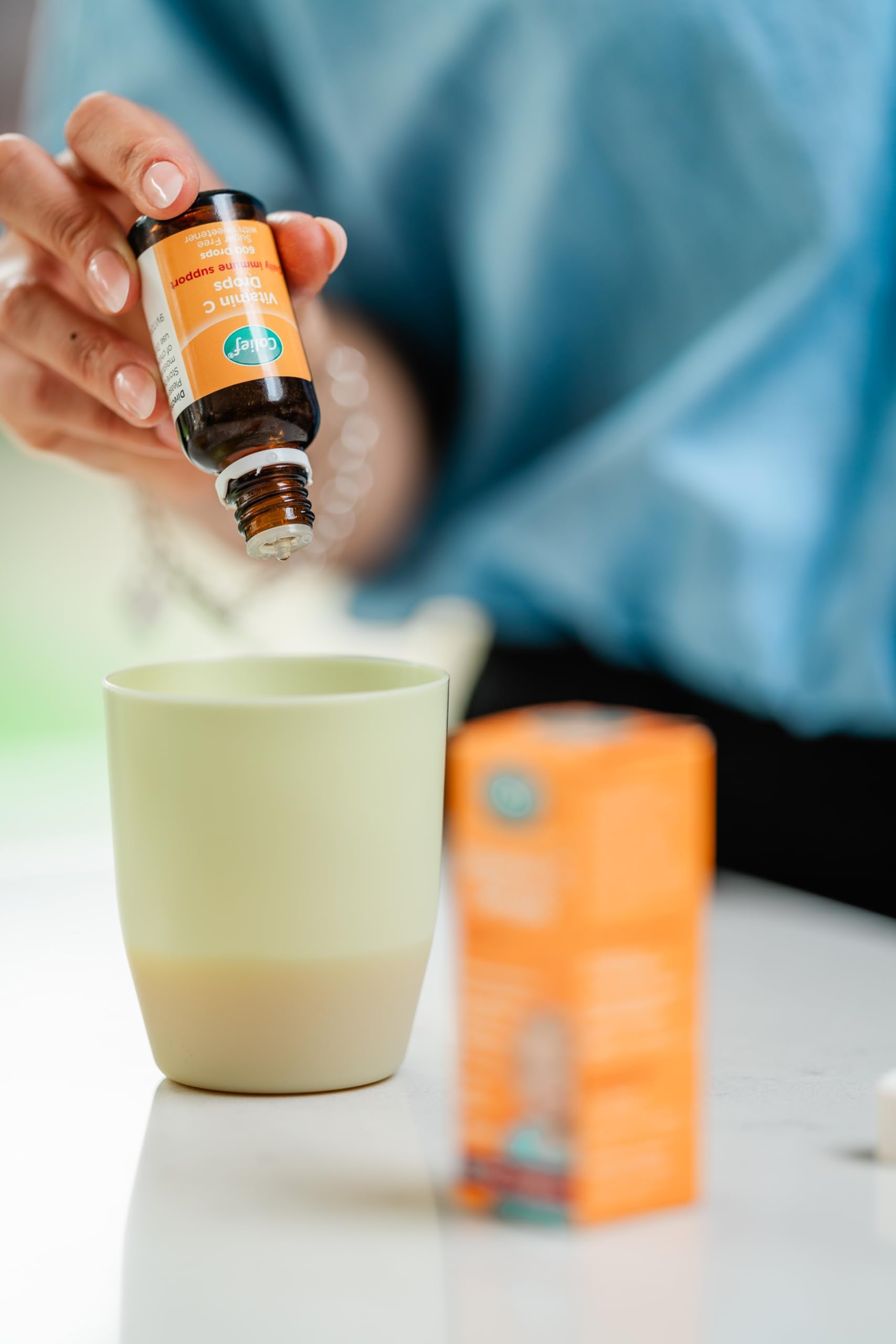 Colief Gotas de Vitamina C: mezclar con jugo o zumo