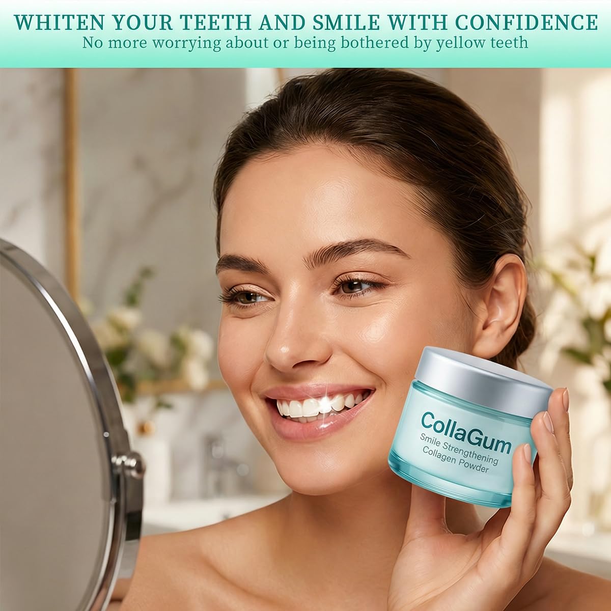 Collabrush Collagen con nano-hidroxiapatita para limpiar dientes y suavizar encías