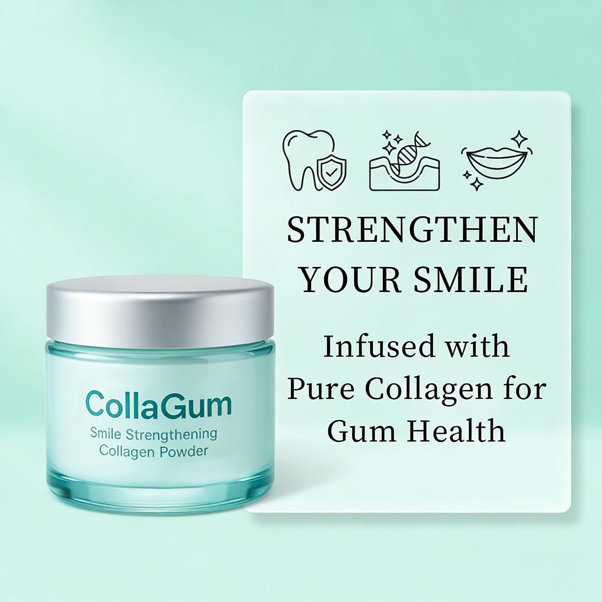 Collabrush Collagen envase portátil para cuidado bucal durante viajes