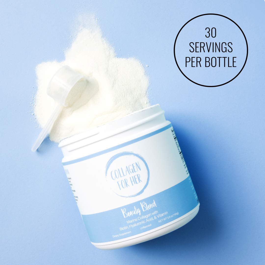 Collagen For Her: etiqueta COA que garantiza control de calidad.