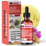 Collagen Mojo, botella con gotero, favorece absorción rápida de colágeno.