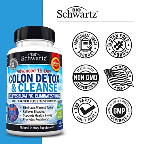 Colon Cleanser y Detox: empaque informativo que facilita un plan de detox seguro