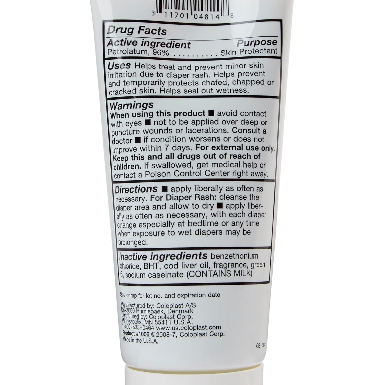 Aplicación suave de Baza Clear en piel irritada con textura cremosa