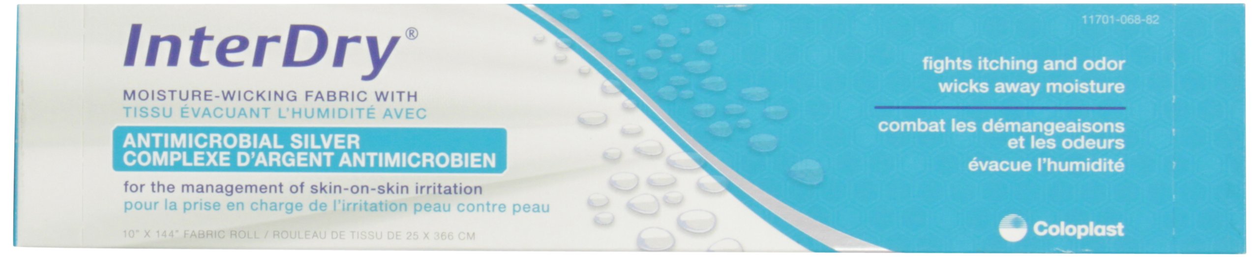 Coloplast Interdry AG, rollo de tela 10x144 para gestión de humedad y confort.