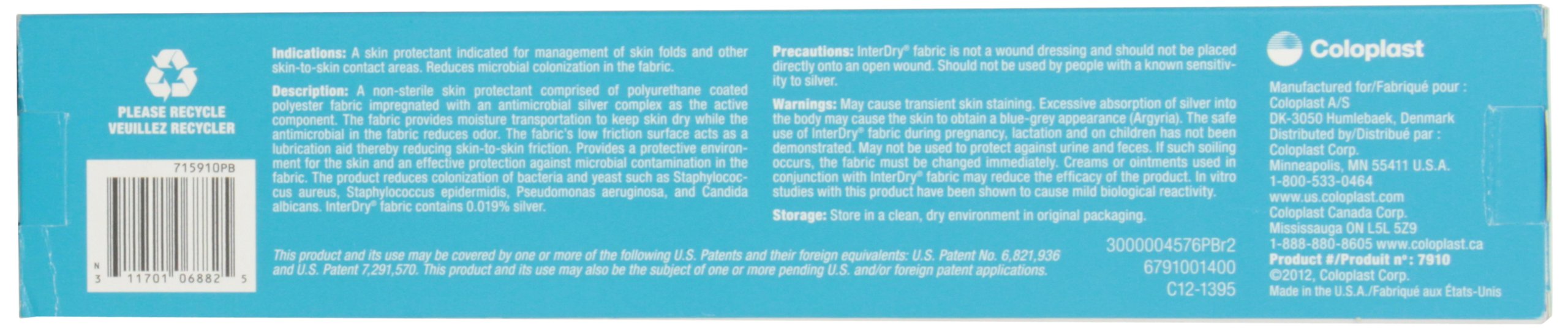 Coloplast Interdry AG con plata antimicrobiana, aporta seguridad en el contacto diario.