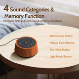 Color Noise Sleep: temporizadores de 5 opciones para dormir sin interrupciones