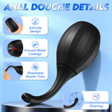 ColorfulParadise Enemas Anal tubo extendido para enjuagues perineales fáciles