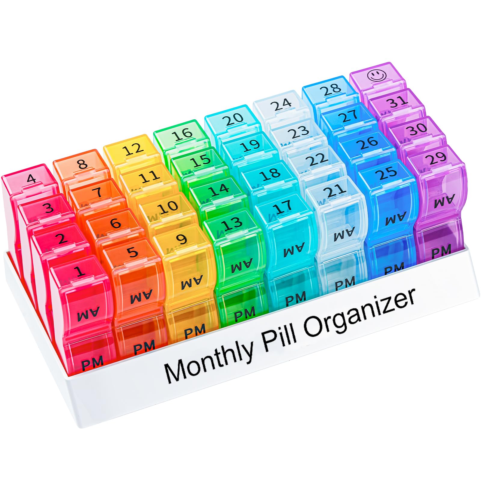 Organizador COLORWING ultra compacto para píldoras, ideal para bolsillo