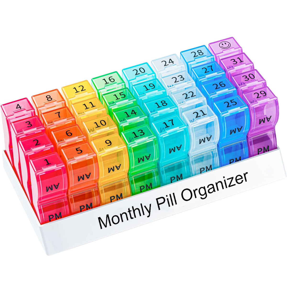 Organizador COLORWING ultra compacto para píldoras, ideal para bolsillo