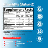 Colostrum-LD polvo disuelto en agua para consumo rápido