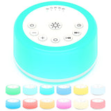 ColourNoise máquina de sonidos para dormir en primer plano, ideal para relajación nocturna.
