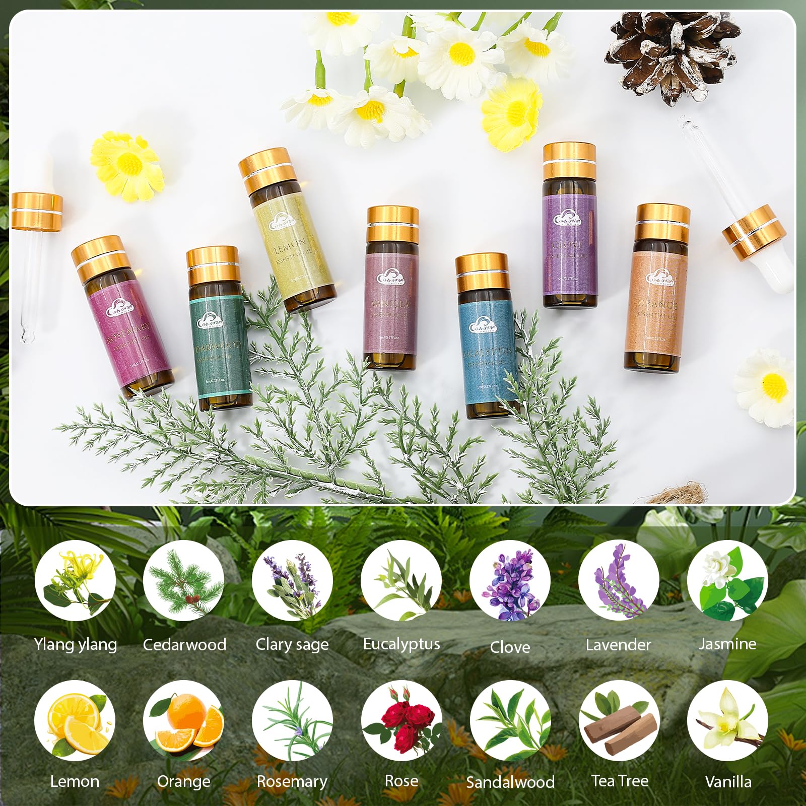 Comdian aceites esenciales: aroma para el hogar mejora estancias.