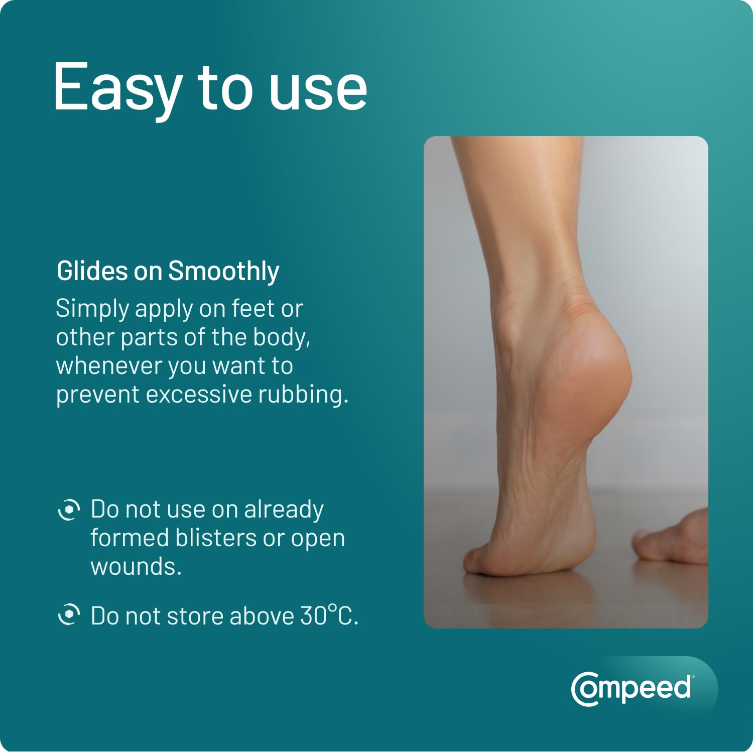 Compeed Stick Antiampolas, cabe en el bolso para uso inmediato