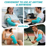 Comfcube codo-hielo: cubos de frío para enfriamiento uniforme.