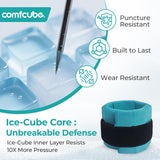 Comfcube compresa de hielo con correa, se adapta a tobillo, muñeca y otras zonas.