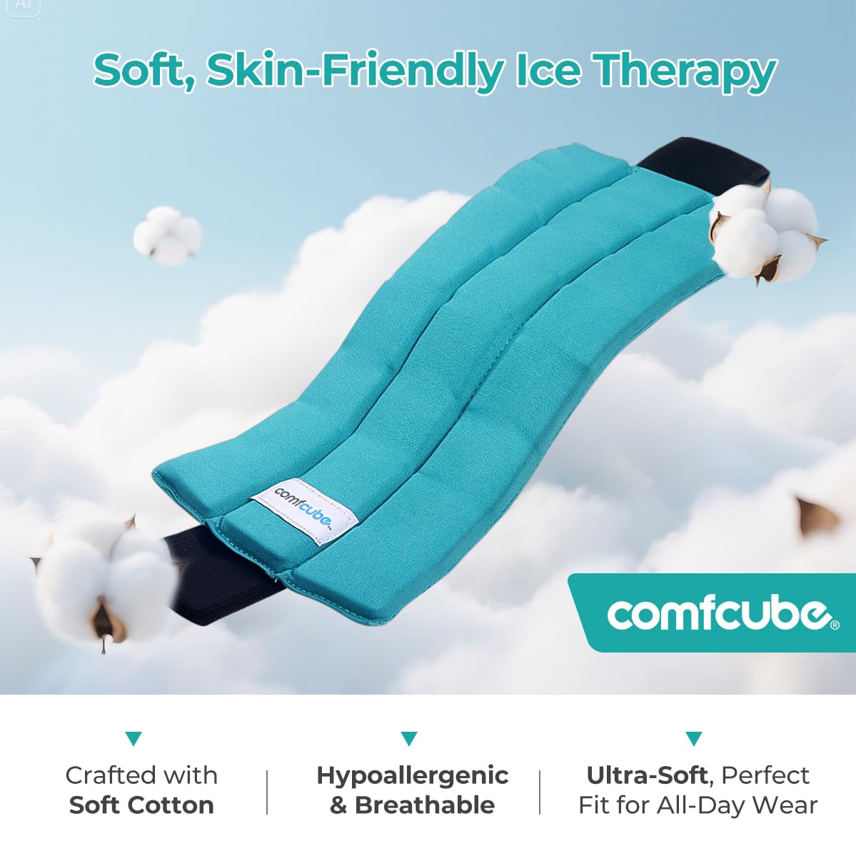 Comfcube compresa de hielo para uso en casa, enfriamiento rápido después del entrenamiento.