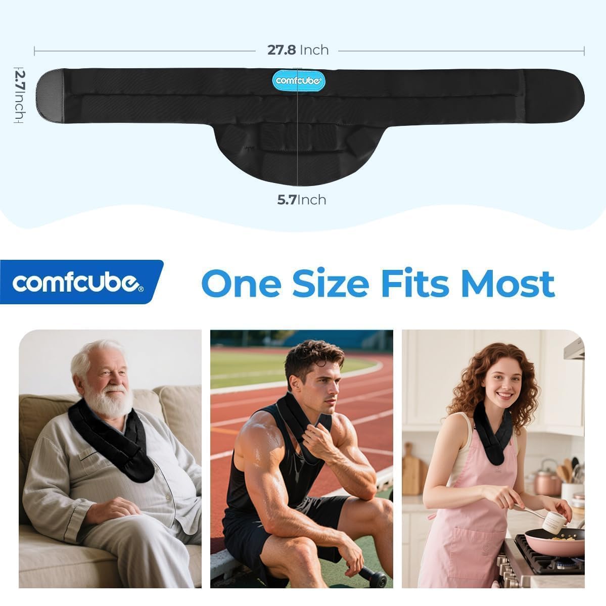 Comfcube cuello, cuidado de la piel durante el enfriamiento