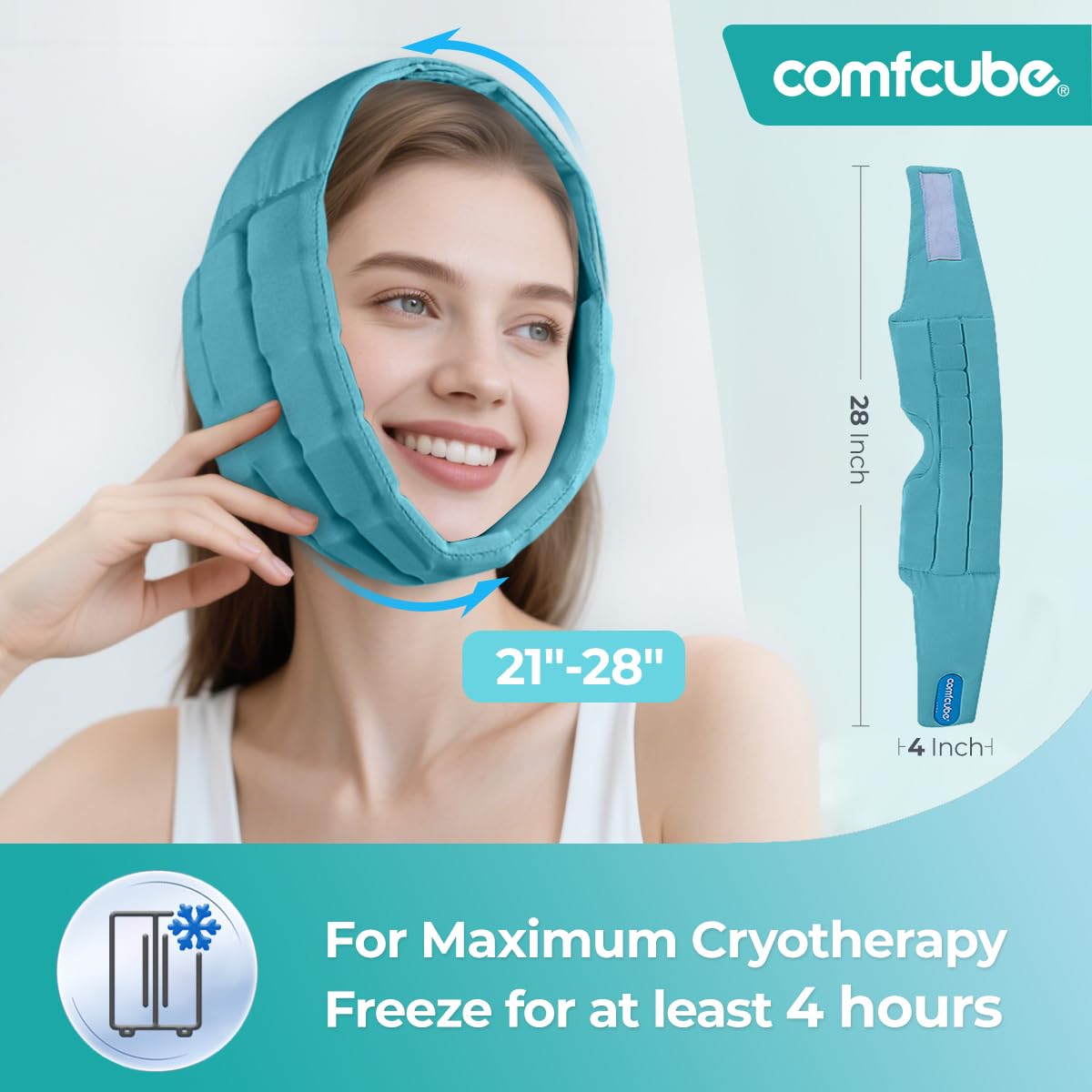 Comfcube empaque-almacenamiento-cierre: mantiene higiene y evita olores.