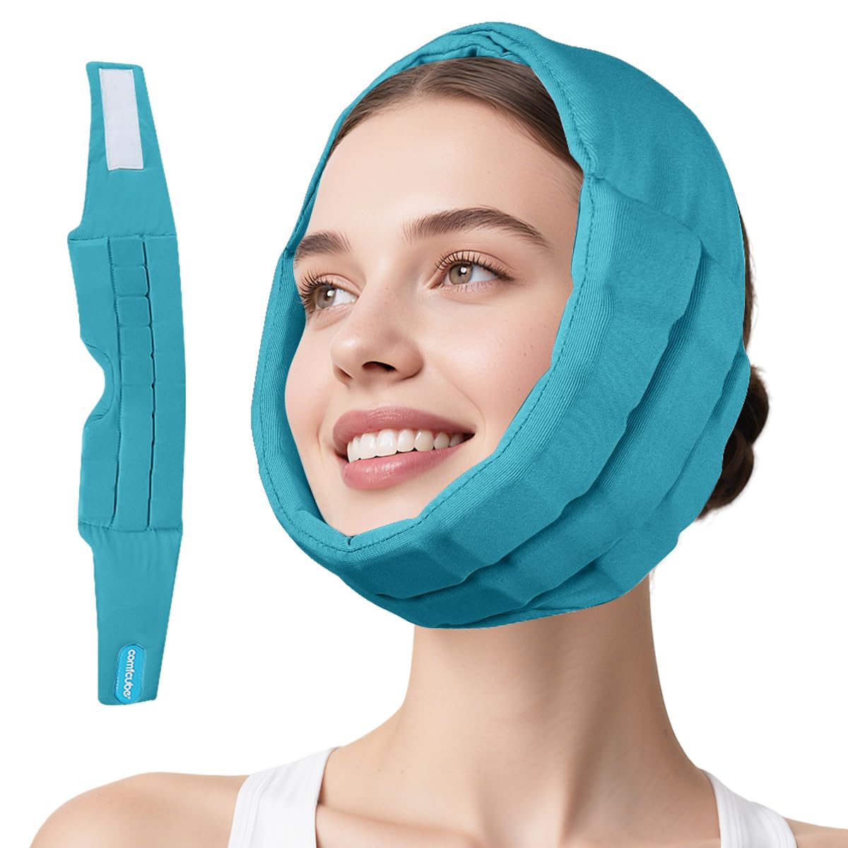 Comfcube envoltura-cabeza-hielo: enfriamiento eficaz para dientes de juicio.