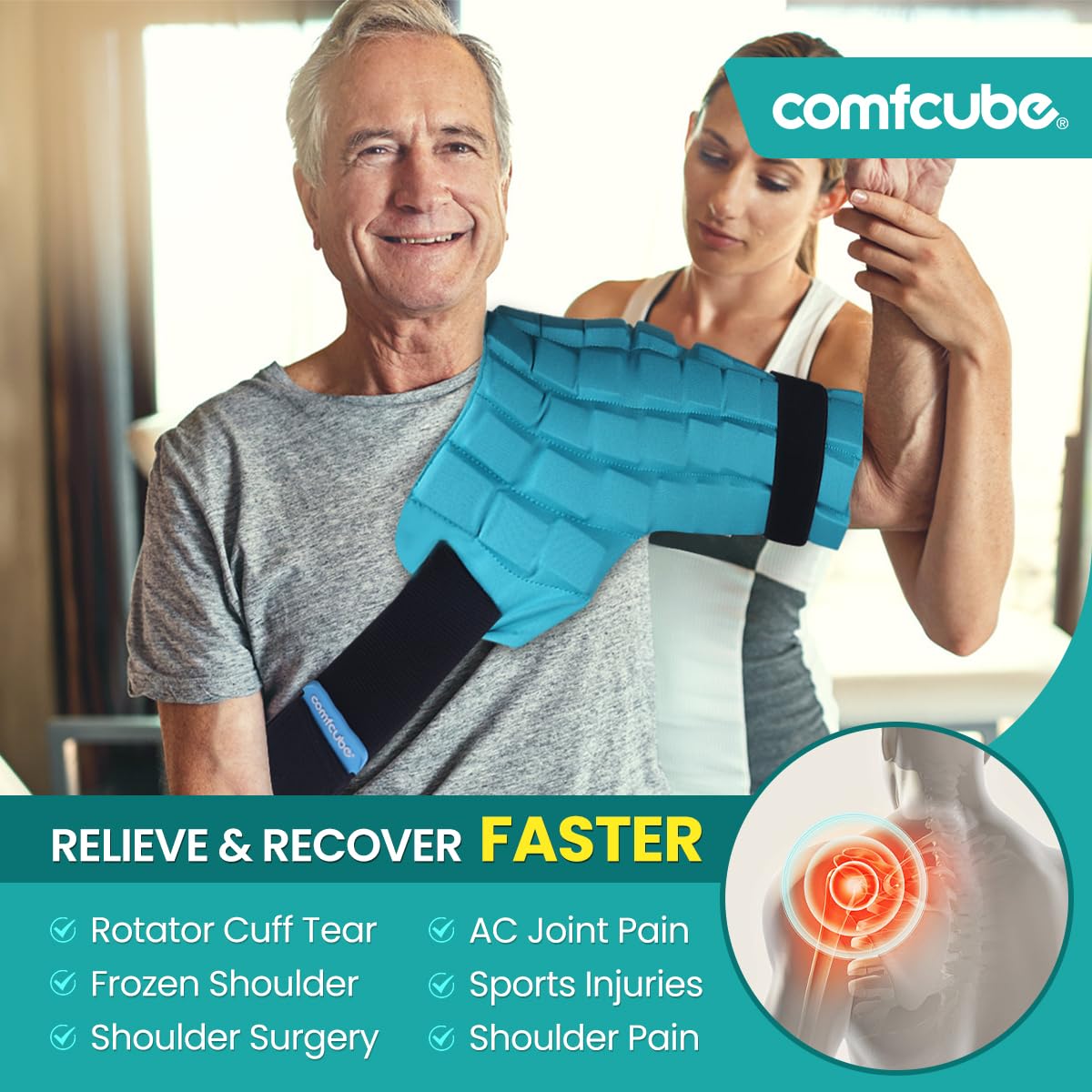 Uso diario de Comfcube para sesiones de frío durante la actividad cotidiana