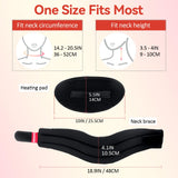Comfheat ajuste ergonómico collar: comodidad y ajuste seguro