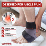 Ajuste de velcro cómodo para tobillo con Comfheat