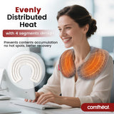 Comfheat almohada cuello aromaterapia lavanda: relajación mental en casa.