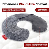 Comfheat almohada cuello funda desmontable lavable facilita limpieza.