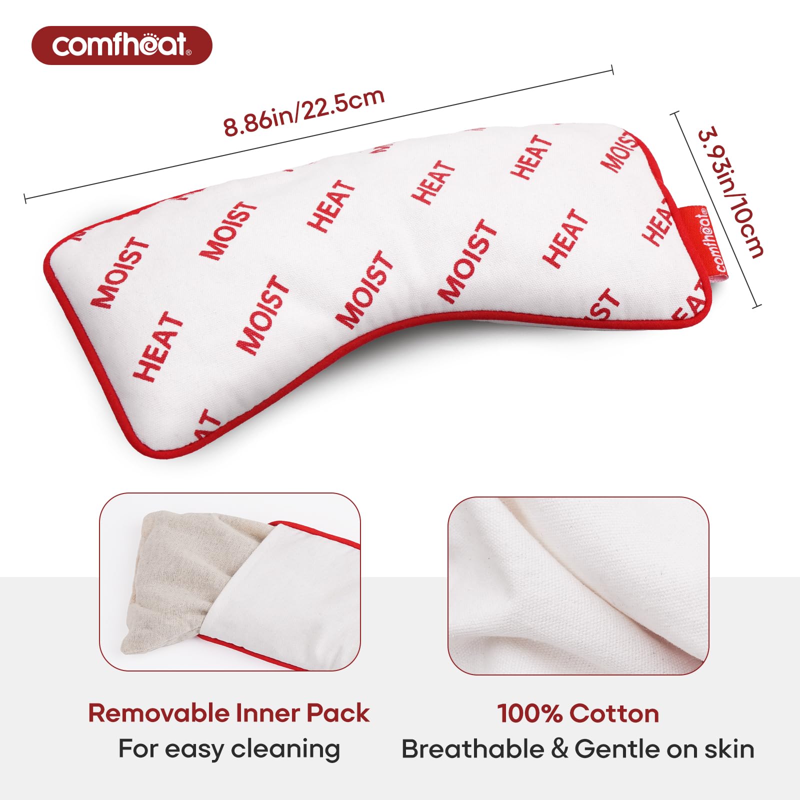 Almohada Comfheat para yoga y meditacion, facilita concentración y calma