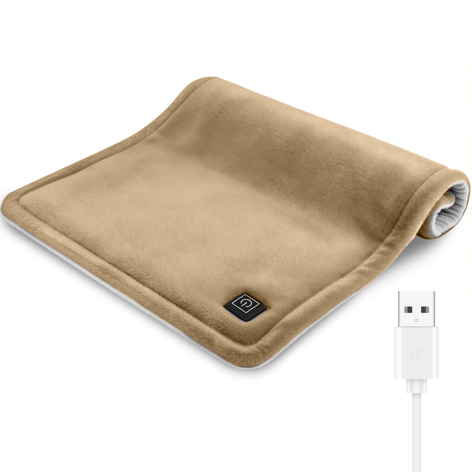 Almohadilla calentadora USB Comfheat 12x16 para uso portátil.