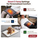 Diseño gris portátil de Comfheat, perfecto para uso diario y aventuras.