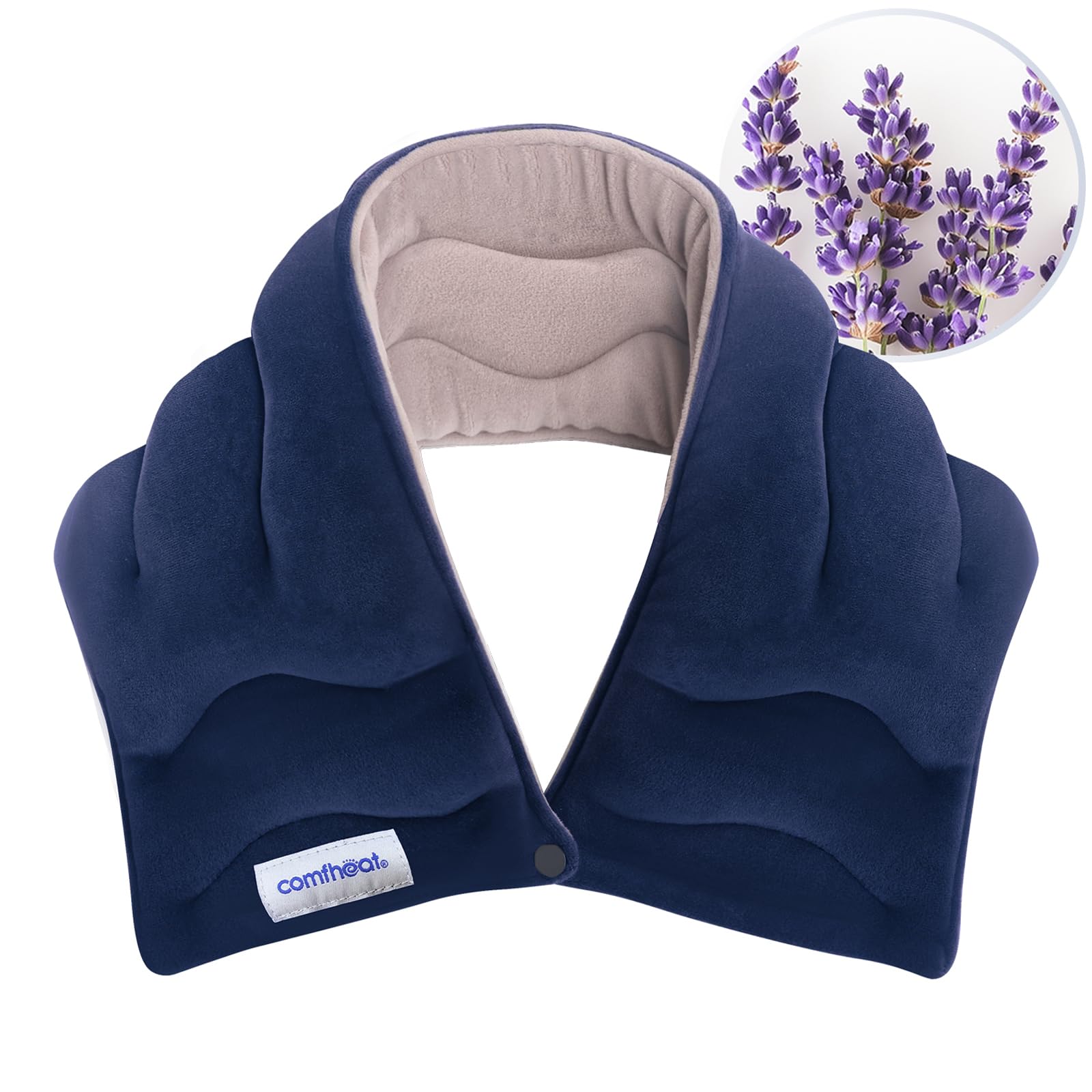 Almohadilla comfheat para cuello con microondas y aroma a lavanda