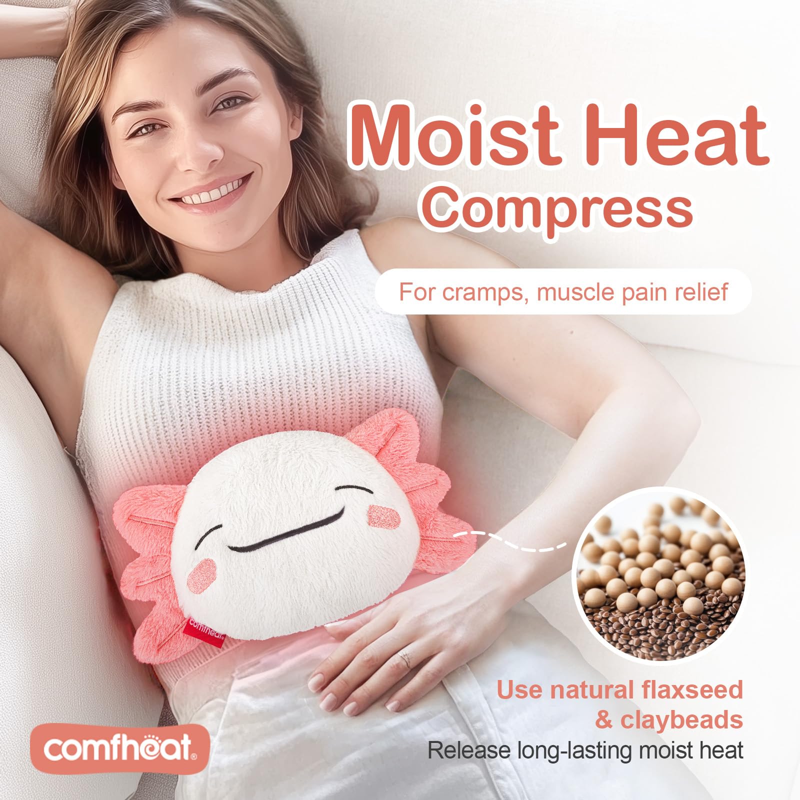 Comfheat Axolotl sin fragancia, opción segura para piel sensible.