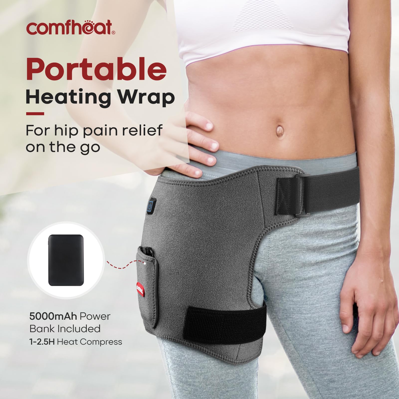 Comfheat batería 5000mAh recargable para uso móvil