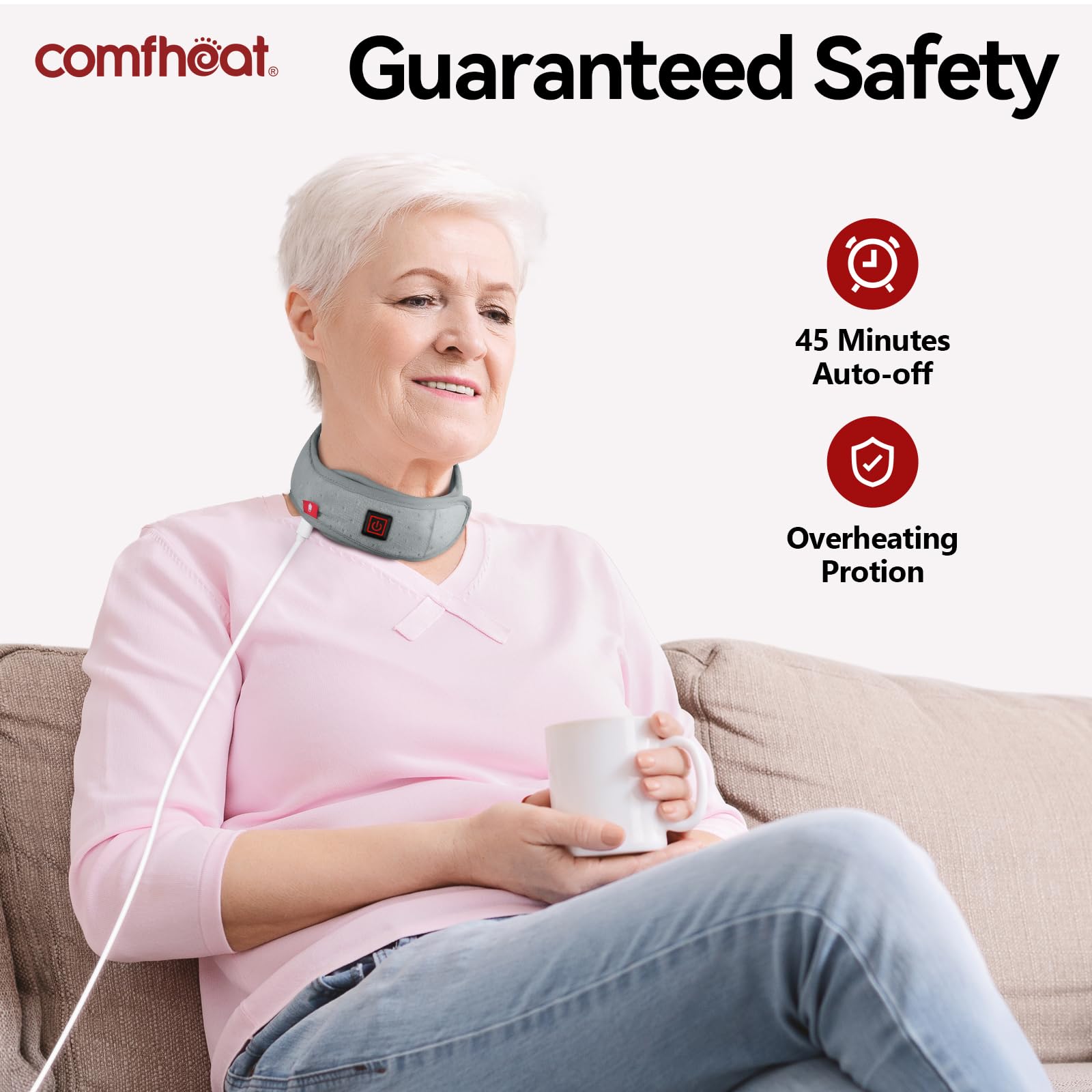Comfheat cable USB largo, compatible con bancos de energía