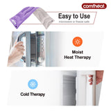 Comfheat calentador cuello tejido morado para confort suave