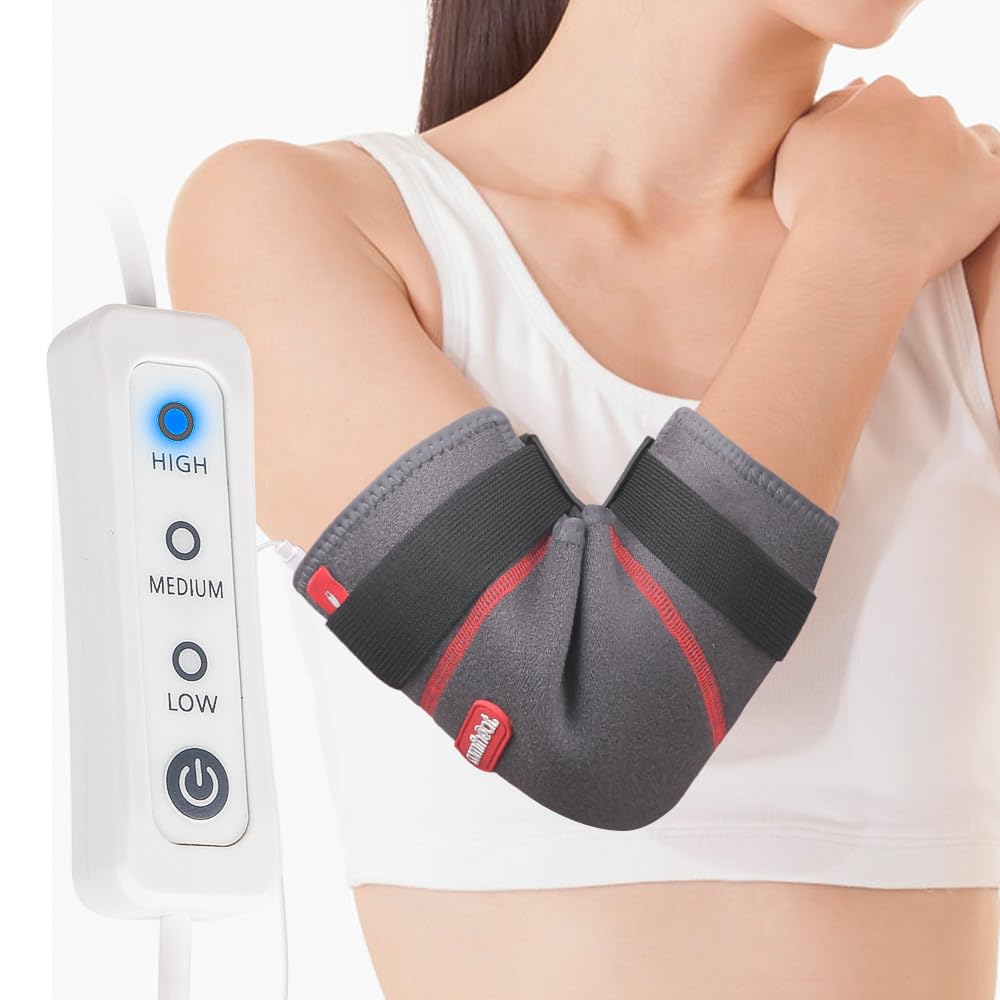 Uso portátil con Comfheat codo, calor suave en cualquier lugar.