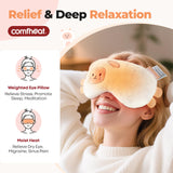 Comfheat: cubierta-desmontable-almohada-ojos facilita limpieza