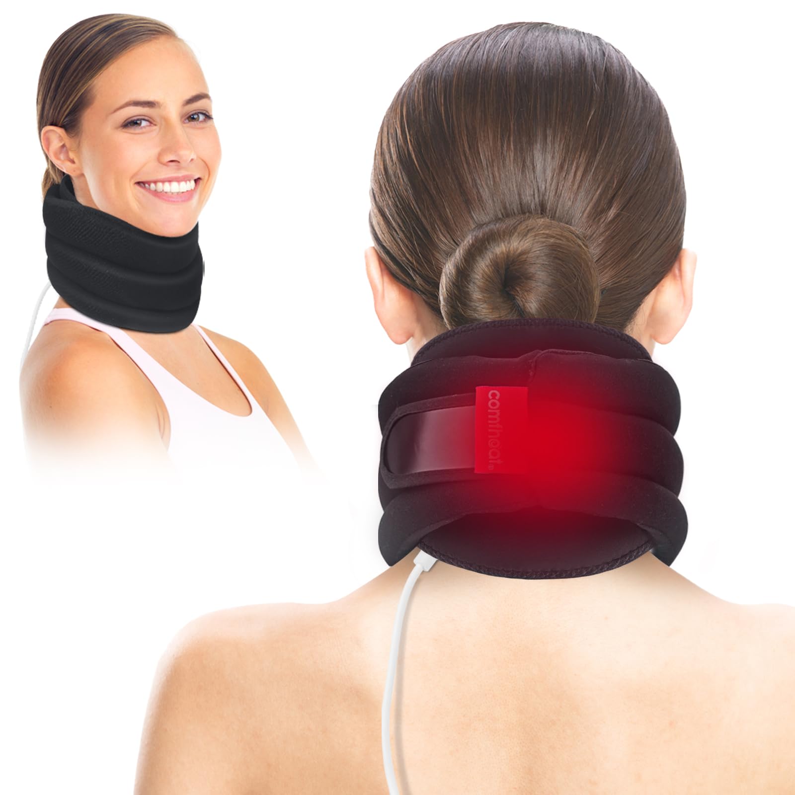Comfheat cuello cervical espuma: soporte suave para comodidad diaria
