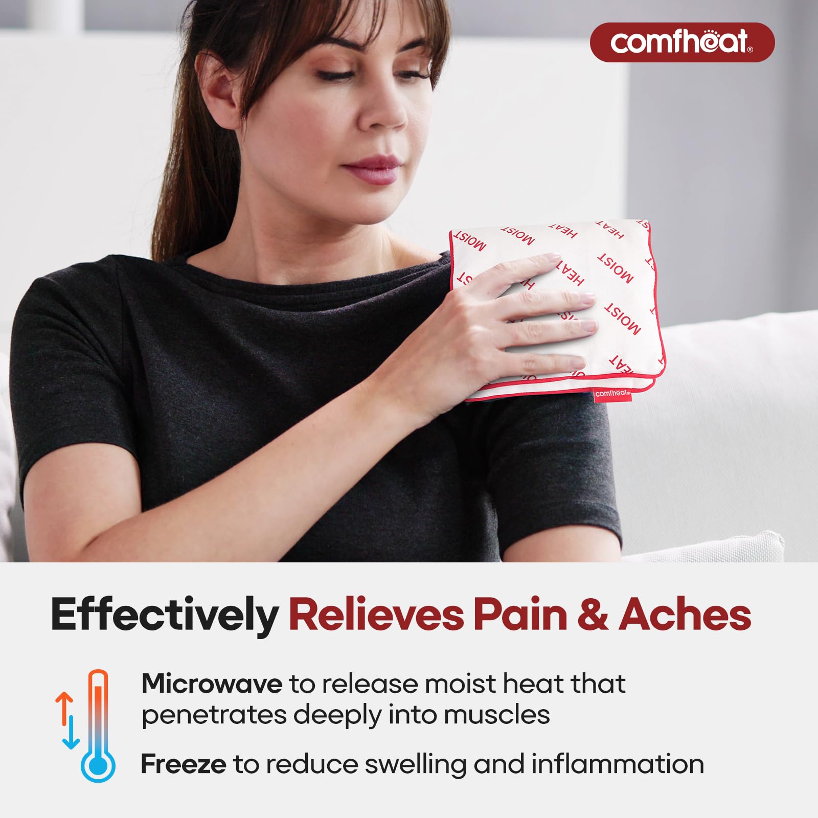 Comfheat: funda de algodón lavable lavanda para una experiencia suave y higiénica.