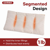 Comfheat: funda de algodón suave que facilita limpieza y mantenimiento del producto.