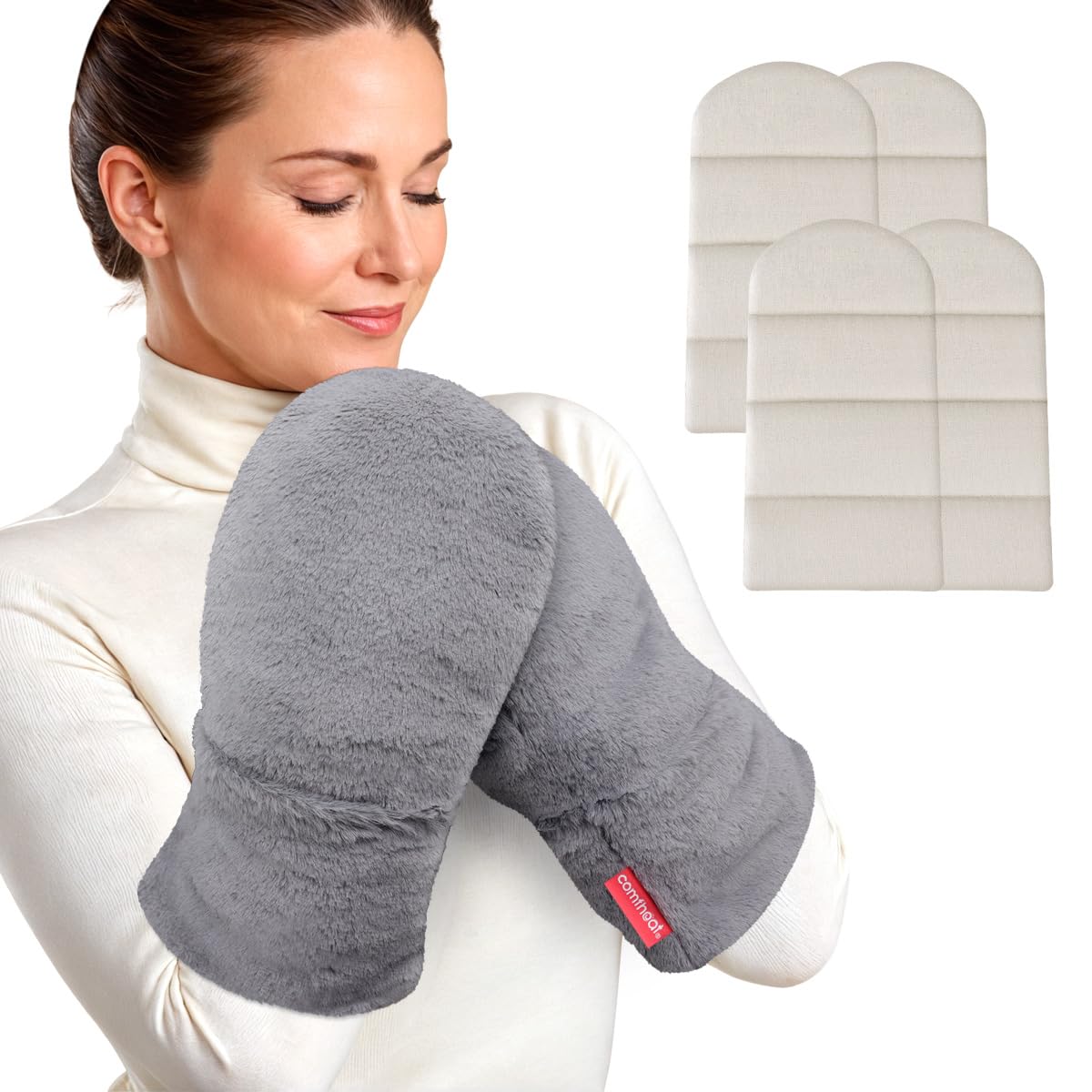 Comfheat guantes calentados en las manos para alivio suave