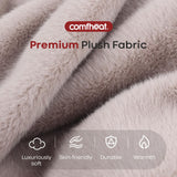 Comfheat suave pelo de conejo sintético para piel sensible