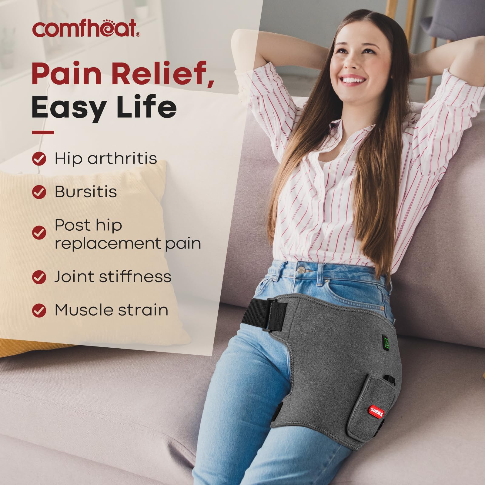 Comfheat apagado automático a 45 minutos para seguridad