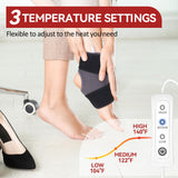 Tres configuraciones de calor del tobillo Comfheat