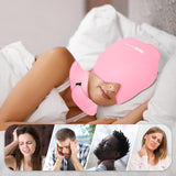 ComfiTECH compresa de hielo para cabeza rosa, ideal para enfriamiento suave.