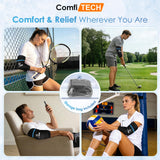 ComfiTECH uso-diario-codo, alivio suave tras entrenamientos y actividades diarias.