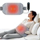 COMFIER almohadilla térmica con masaje para espalda, cobertura amplia y calor cómodo