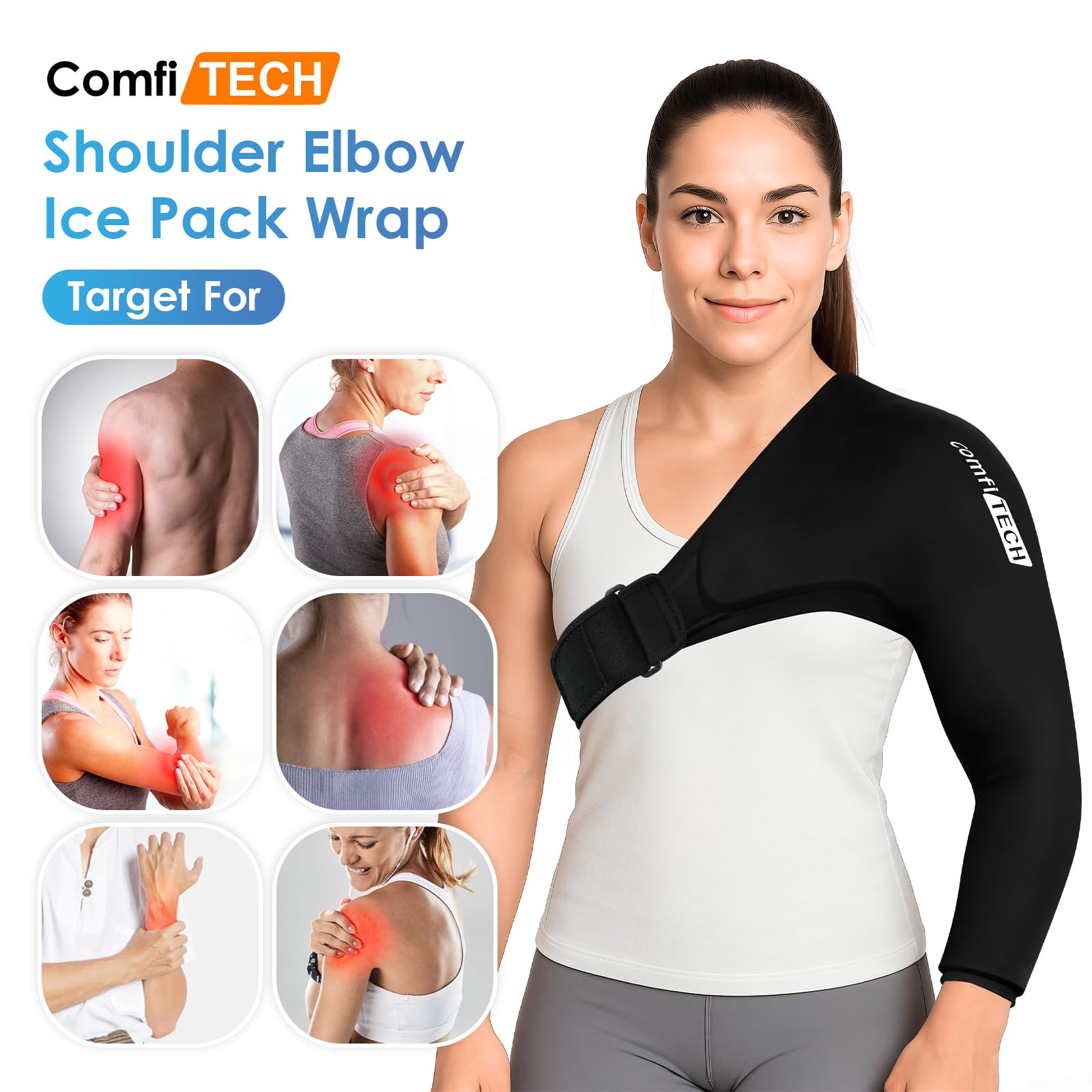 ComfiTECH ajuste velcro hombro-brazo para ajuste cómodo